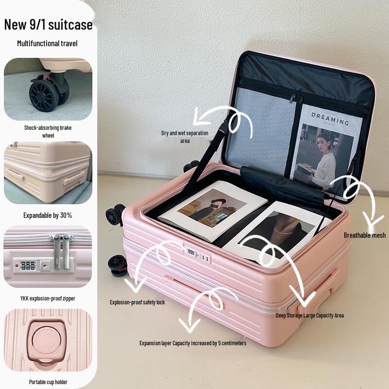 Zhili Side-Opening Hardcase Luggage 20 Inch