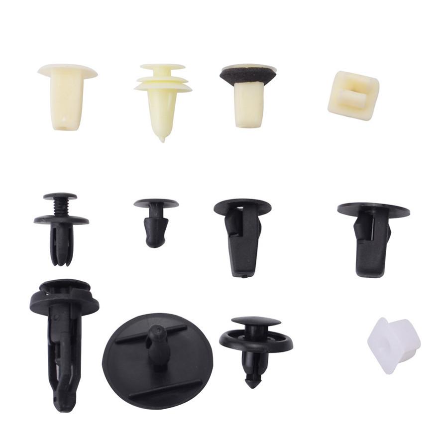 Cars Fastener Clips Nylon Tie Wrap Cable Fixed Fasteners kit Car Door Panel Interior Lining Bumper Cover Fender Plastic Screw Rivets