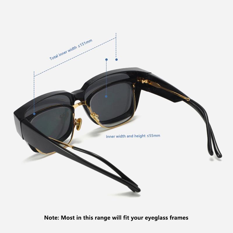 Neue Mode Polarisierte Sonnenbrille Abdeckung Über Myopie Brillen Tragbare Männer Frauen Vintage Angeln Fahren Brillen