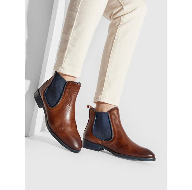 Ботинки челси Pikolinos W4D-8637ST коричневые