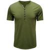 Magliette Henley da uomo a maniche corte, magliette casual basiche, magliette Henley estive con bottoni, magliette comode, magliette classiche traspiranti per uomo