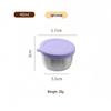 Reusable Sauce Cup with Macaron Lid - 304 Stainless Steel, 40/50/70ML, Portable Dipping or Seasoning Dish.