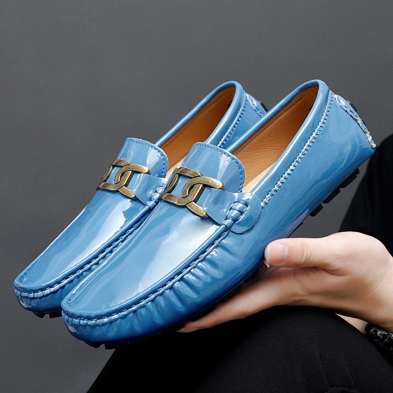 Men's Classic Plus Size Oxfords Business Flats Casual Leather Shoes Driving Loafers Wedding Shoes Italian Style Mocassins