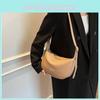 2024 New Spring Street Fashion Casual Lightweight Wrinkled Dumpling Bag Women's Bag