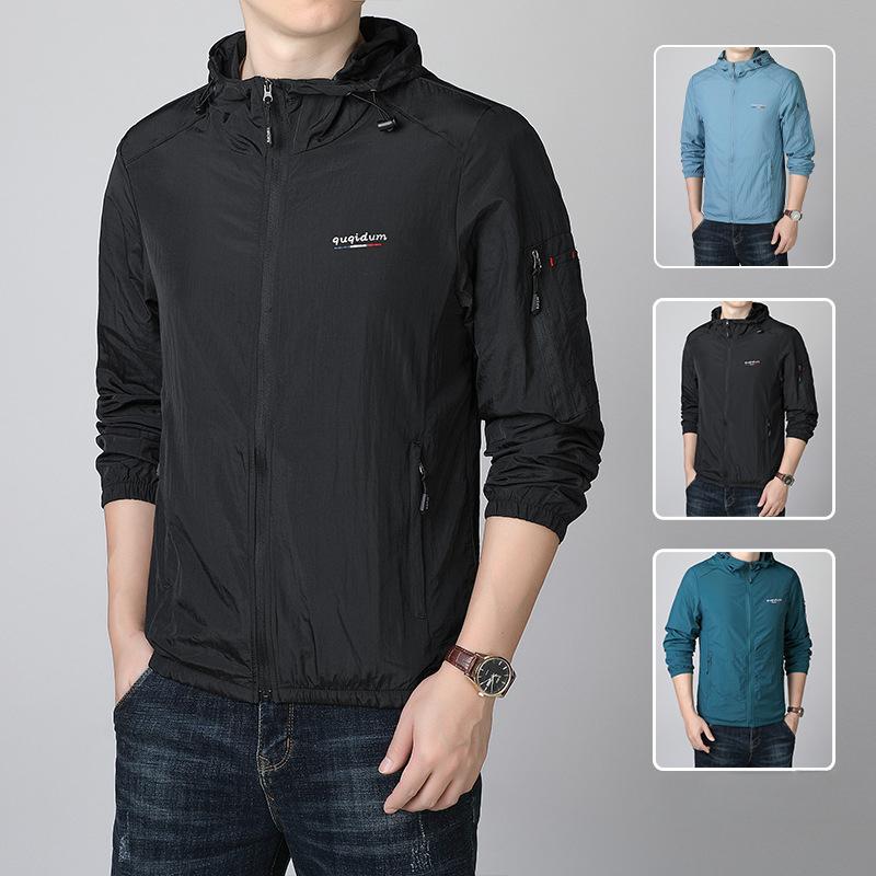 Sunscreen Clothing Men's Couple Skin Clothing Men's UV Sunscreen Clothing Men's Breathable Skin Windbreaker Fashion Top