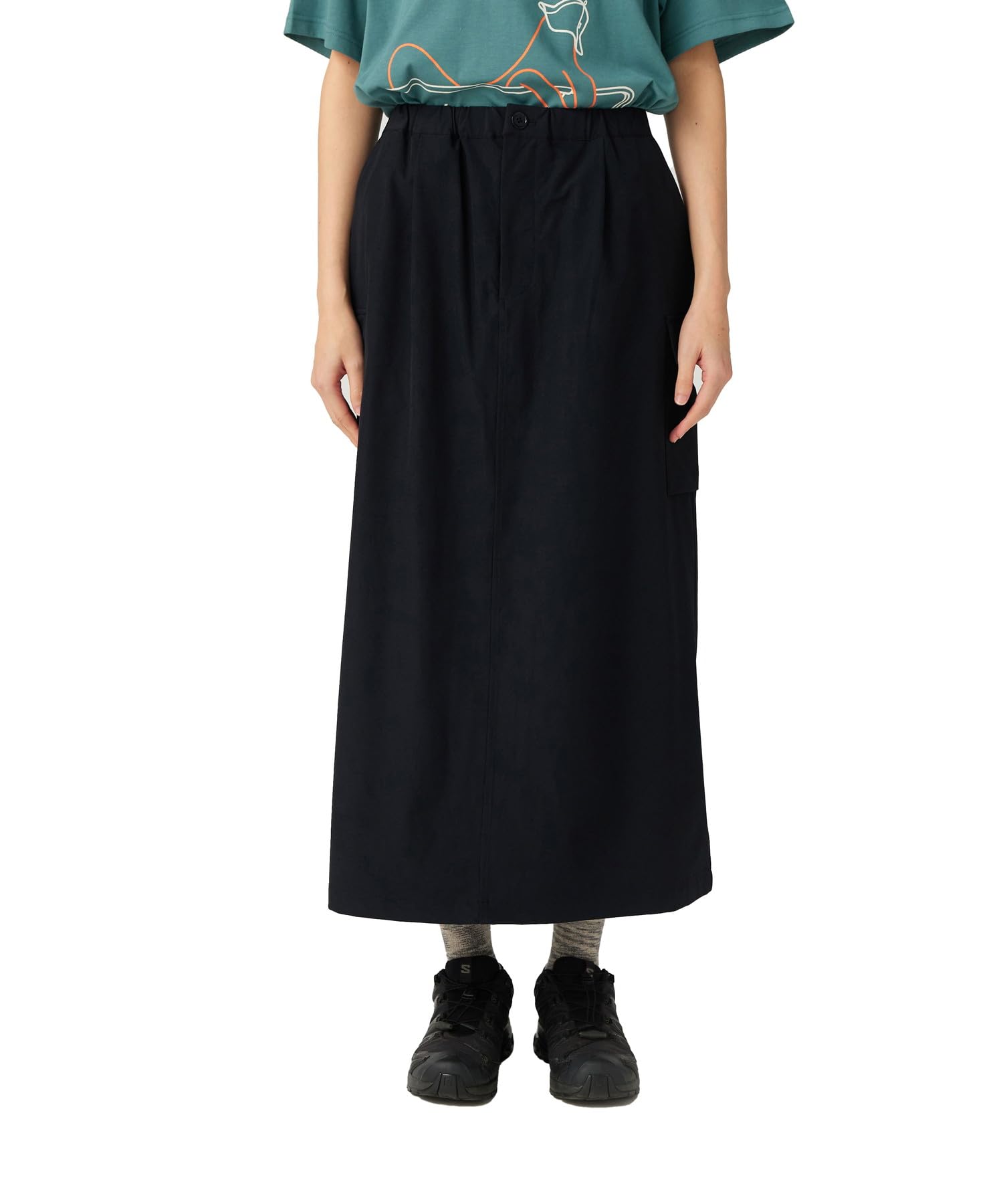 

Snow Peak Stretch Skirt Black 2 Water-Repellent SK-25AW002 Women s чёрный