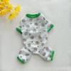 Summer Breathable Dog Clothes Thin Mesh Anti Shedding Four Leg Outfit for Small Medium Teddy Bichon Pets Ins Style