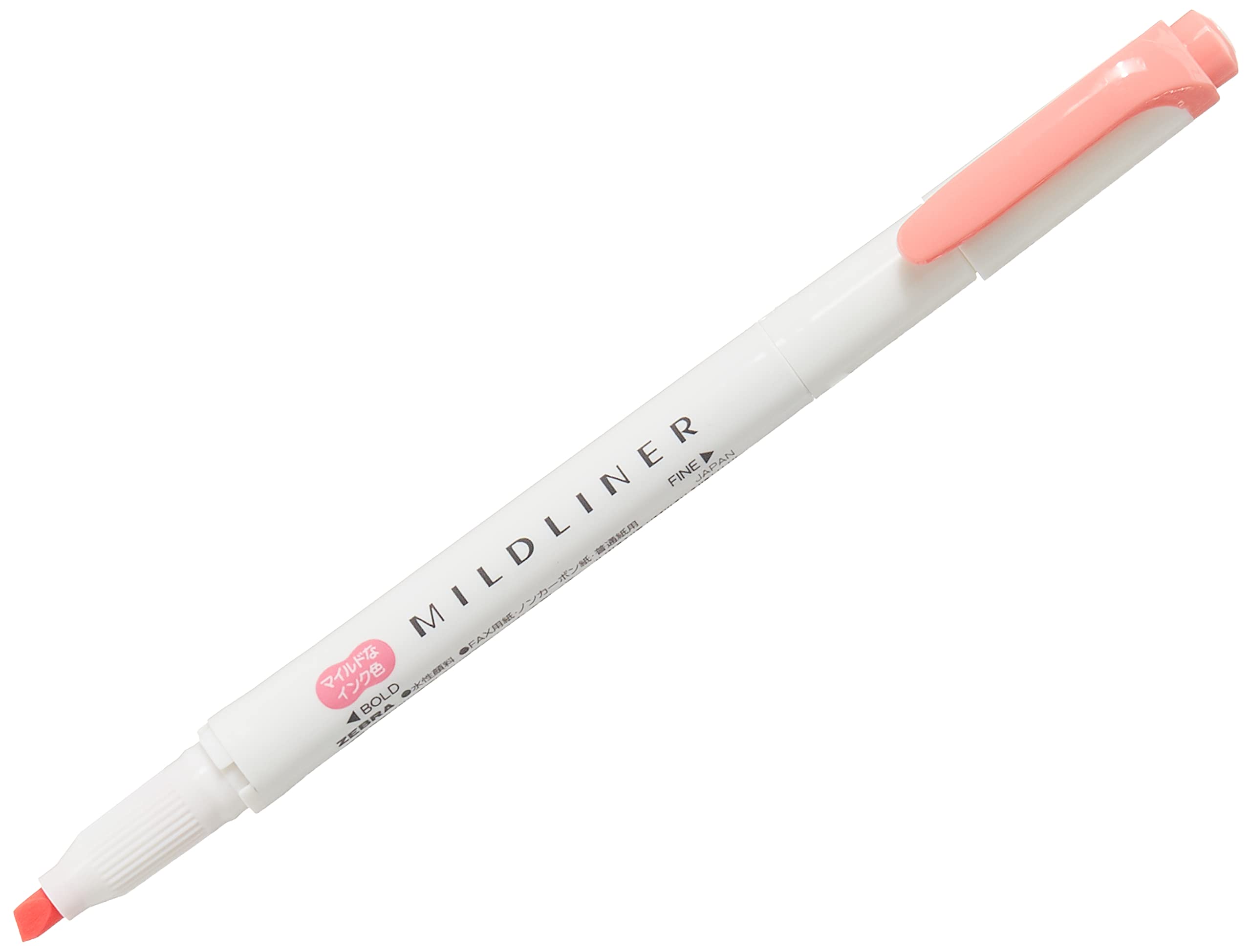Zebra Mildliner Mild Coral Highlighter, Pink, WKT7-MCOP