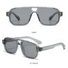 Trendy Retro Men's Sunglasses Double Bridge UV400 Protection Rivets Sun Glasses Square Designer Pilots Shades for Women Men
