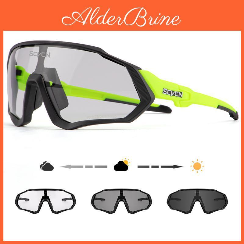 Glasses Cycling Bike Photochromic Glasses Outdoor Sports Glasses Men Women Road Bicycle Cycling Sunglasses Fishing