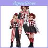 Children Halloween Clown Costume For Party And Stage Use