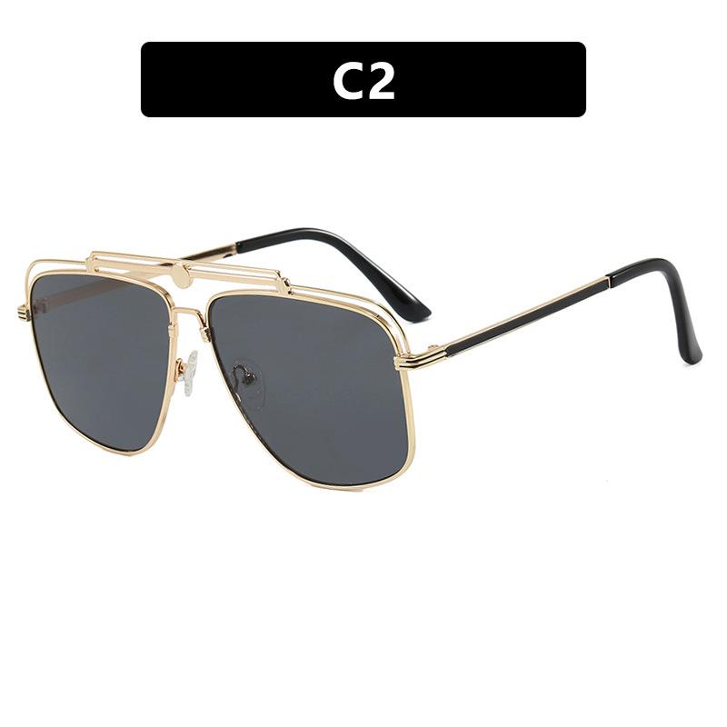 Vintage Fashion Woman and Man Sunglasses Active Orange Color Full Frame Multi Color Eye Wear Luxury Style
