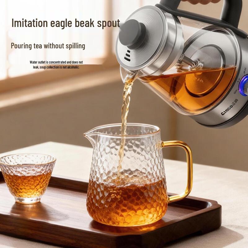 Chigo 1L Electric Glass Tea & Health Pot CN Plug (adapter Included)