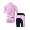 2026 Summer Breathable Cycling Suit Set  Short Sleeve Bicycle Cycle Clothes Set Kids Cycling Jersey Suit Child Outdoor Bike Clothing Roupa Ciclismo
