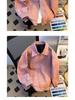 Men's Trendy Retro Brown Leather Baseball Jacket - Suede, Short, Roguish Style for Spring/Autumn