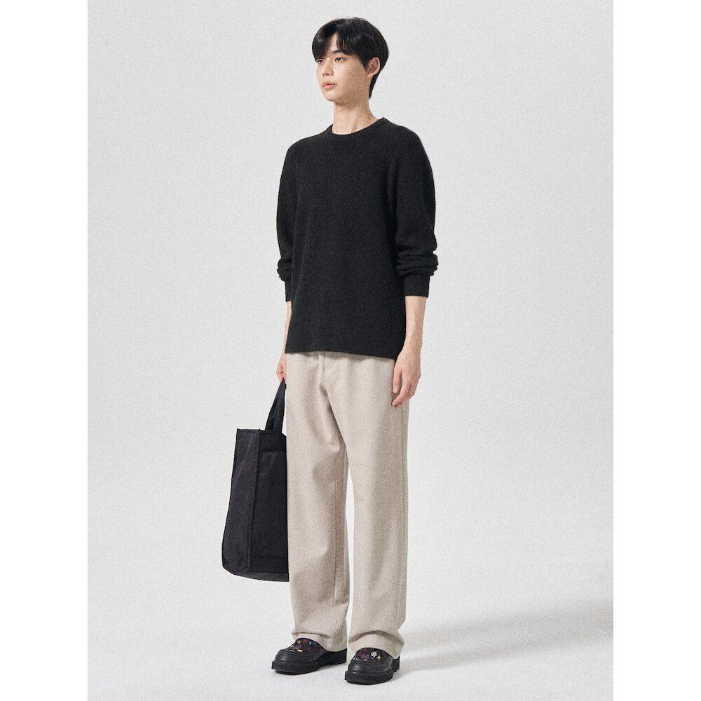 8seconds Alpaca Wool Blend Round Knit Black