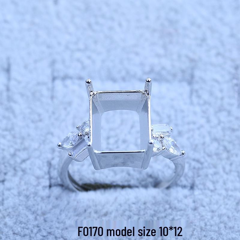 

Посеребренное регулируемое кольцо-снежинка с бриллиантами, женское модное Adjustable