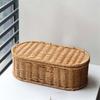 Mehrzweck-Rattan-Handgewebte Aufbewahrungskorb-Designs für Schränke, praktisch für die Heimdekoration und Aufbewahrungslösung
