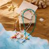 Trendy Bohemian Ceramic Fish Pendant Necklaces for Women Colorful Bead Rope Choker Necklaces Beach Jewelry Adjustable Gift
