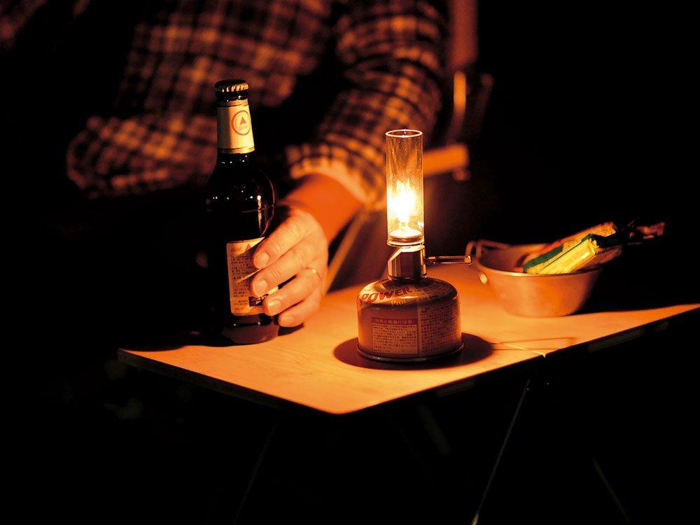 Snow Peak Kleine Lampe Nocturne / Snow Peak Festival 2023 Herbst 2023 Edition FES-147 GIGA POWER (GOLD) 110g, 220g, 450g (Gas separat erhältlich)