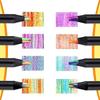 8Pcs Rainbow Pencils Colored Pencils for Adults 8 Colors Multicolored Pencils for Art Supplies Drawing Coloring Sketching