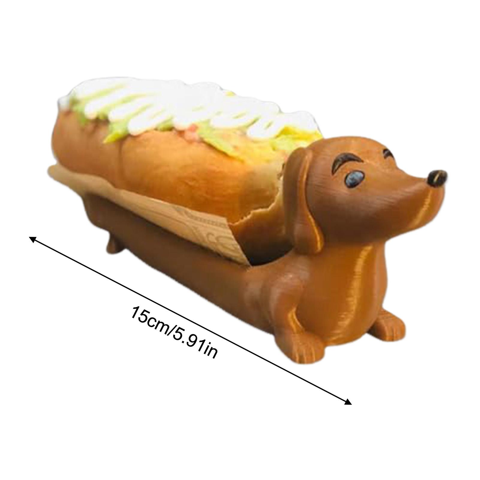 

Lovely Funny Dachshund Dinner Plate Cute Shaped Sandwiches Puppy Dinnerplate for Restaurant Hotel Hot Dogs Sushi Serving Tray