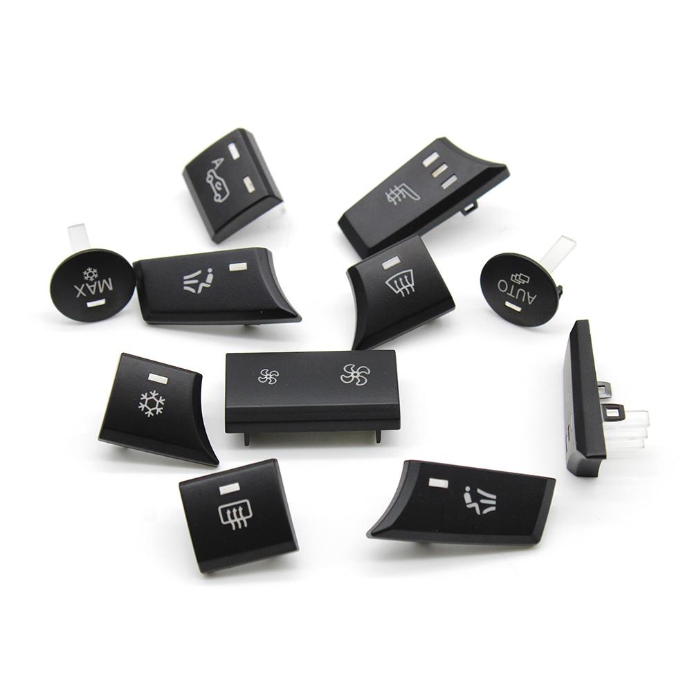 Car Dashboard Air Conditioner AC Button Key Venlitation Auto Knob Switch Cap For BMW X5 X6 E70 E71 E72 2007-2014 64119310445