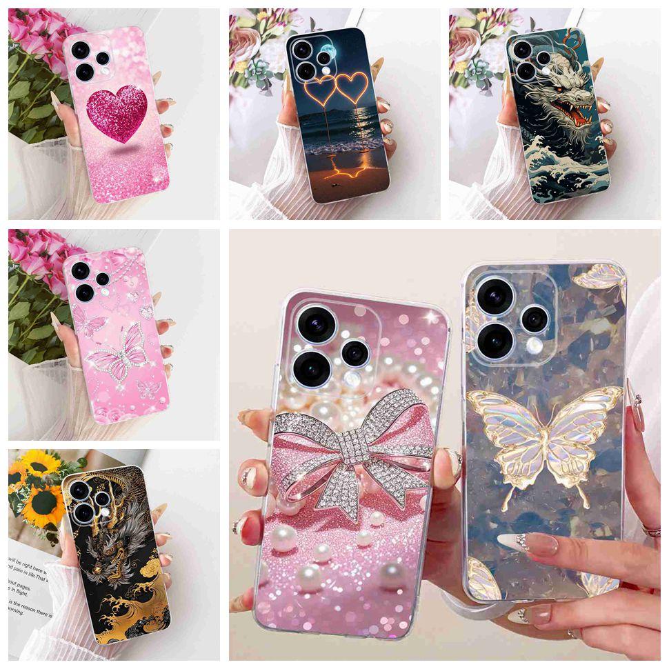 For Oppo Reno15 Reno 15 5G Casing Cute Cat Animal Soft Silicone Back Cover For Oppo Reno15 5G Protective Cases 6.59" Fundas