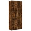 Tall Cabinet Smoked Oak 80 x 42.5 x 225 cm Engineered Wood