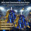 2pcs Dual Color Cheerleading Pom Poms  Dance Performance Props for Cheer Dance Team Events