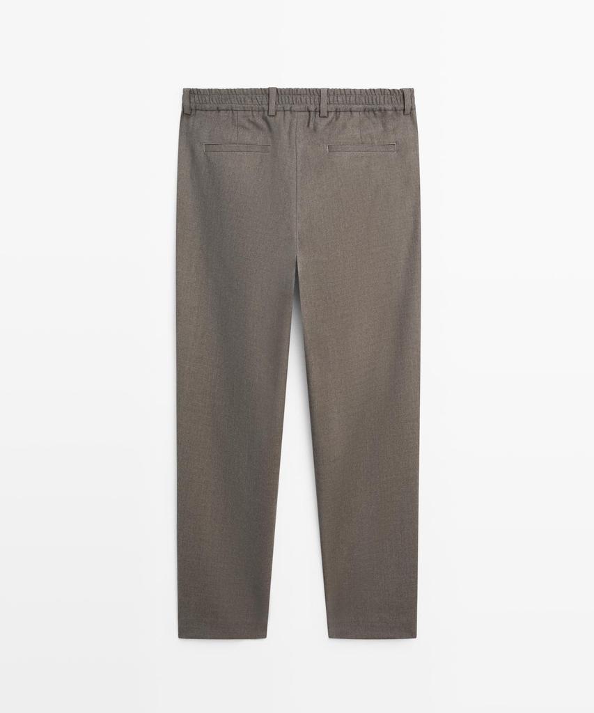 Masimodutti Cool Wool Blend Trousers