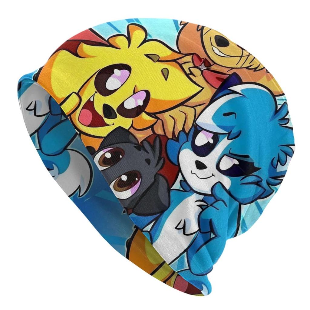 Cute Mikecracks Bonnet Hats Fashion Outdoor Skullies Beanies Hat Cartoon for Unisex Women Warm Dualuse Caps
