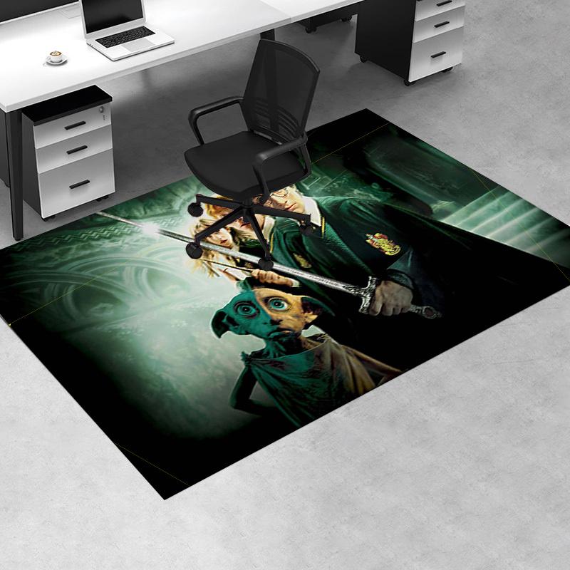 

Harry Potter and the Goblet of Fire Movie Poster Print Office Mat Home Decor Office Desk Chair Rugs Chair Carpet for office Chair Mat Gift F 60cm by 90cm