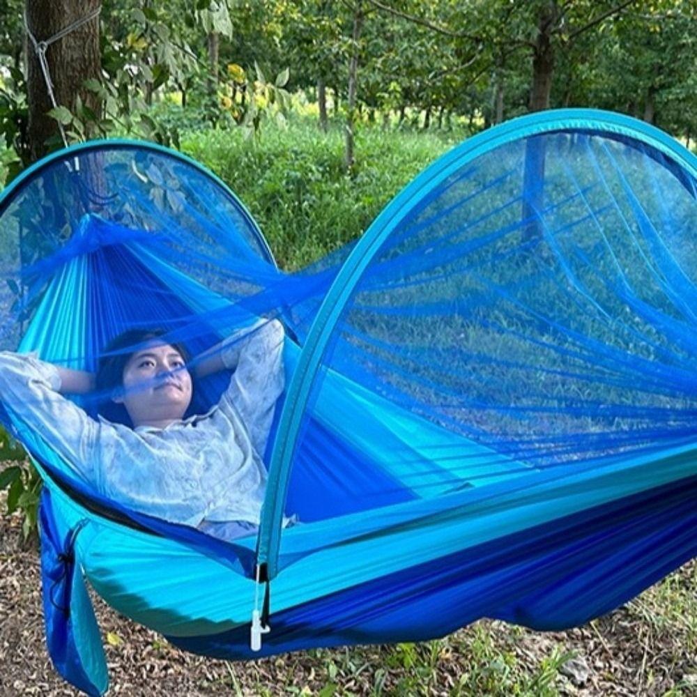 Breathable Portable Hammock Anti-Mosquito Outdoor Hammock Mosquito Net Hammock  Hiking