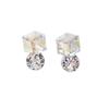 Warbas Cube Crystal Aurora Women's Earrings