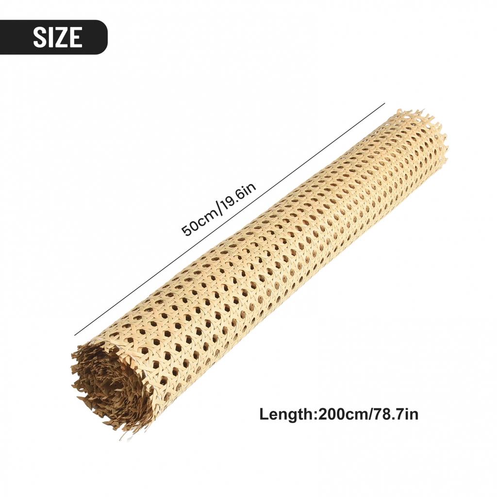 Cane Rattan Webbing Easy To Maintain PE Refreshing Handfeel