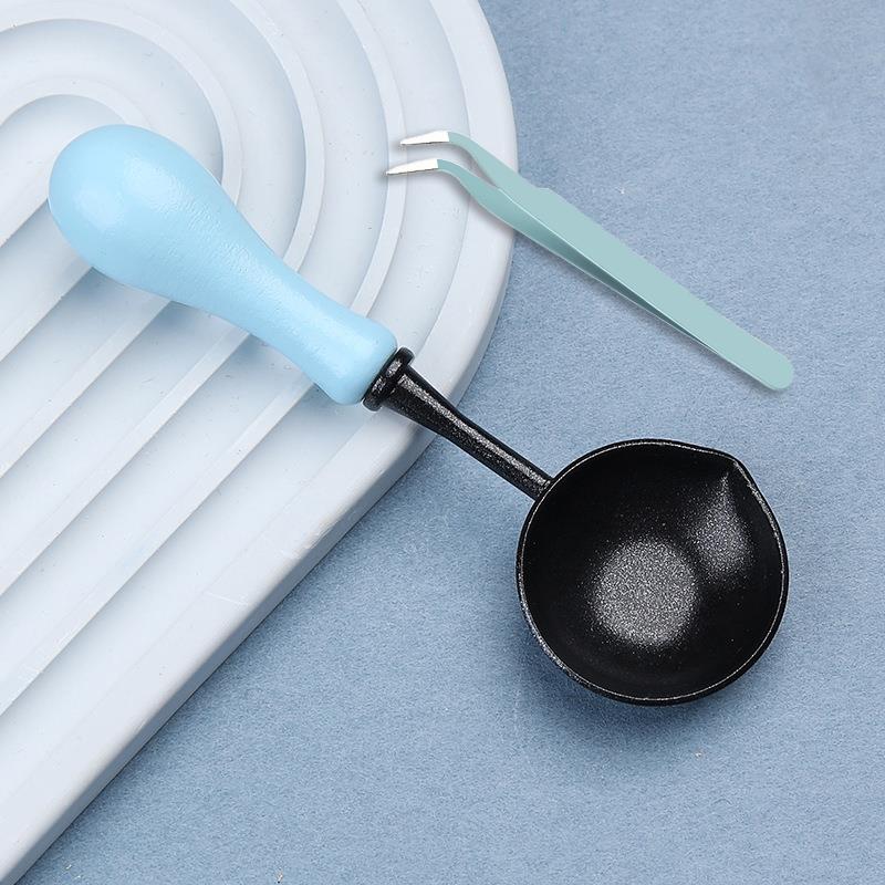 High-Quality Lacquer Seal Non Stick Spoon Sealing Wax Spoon Stamp Seal Heating Lacquer Wax Tool Anti Stick Easy To Clean