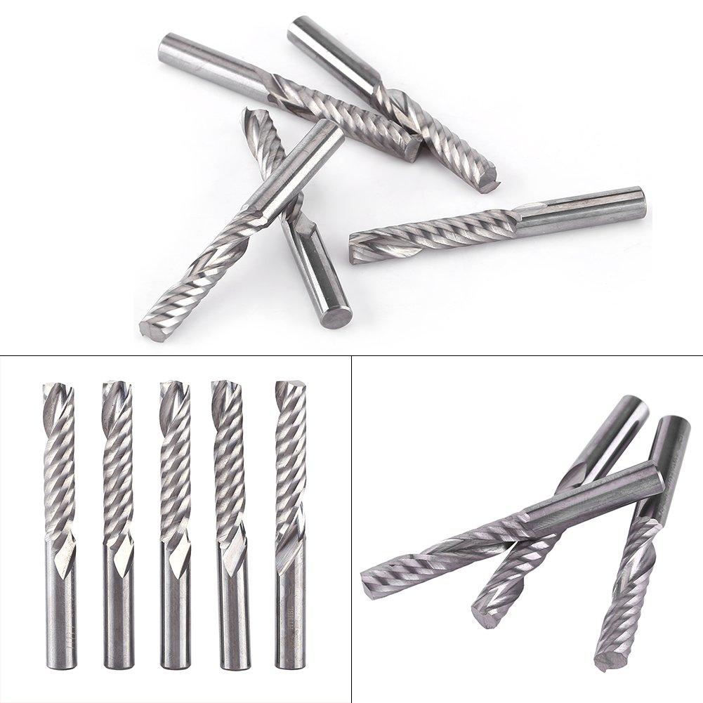 End Mills Set of 5 6mm x 32mm Milling Cutters Milling Bits CNC Bits