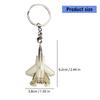 Artistic Fighter Jet Keychain Based On J-35A Model Excellent Pendant for Enthusiasts Decoration and Gift Selection