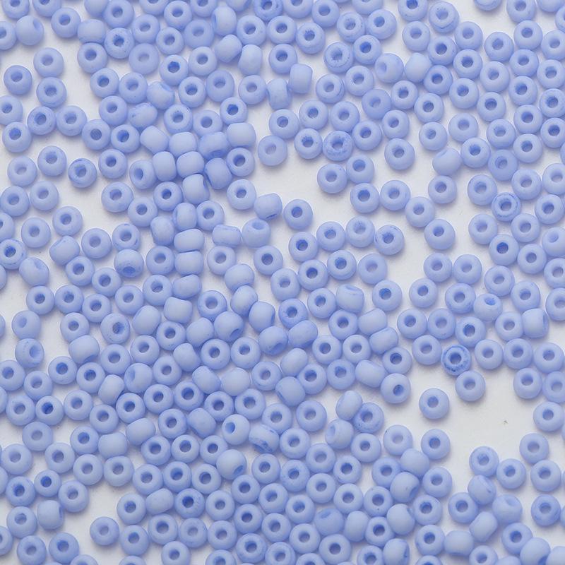 2mm Frosted Round Seed Beads - Macaron Color Series, 10g Pack for DIY Jewelry & Beading