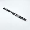 FÜR Mercedes Benz Kompressor Emblem Hinten Kofferraum Abzeichen Schriftzug Chrom Schwarz Logo Aufkleber CLK SLK SL CLS ML ABCSR Klasse