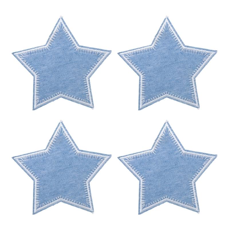 Auffällige gestickte Stern-Applikation für Kleidung Hut Nähflicken DIY Schal Hochzeitskleid Dekorationen Zubehör