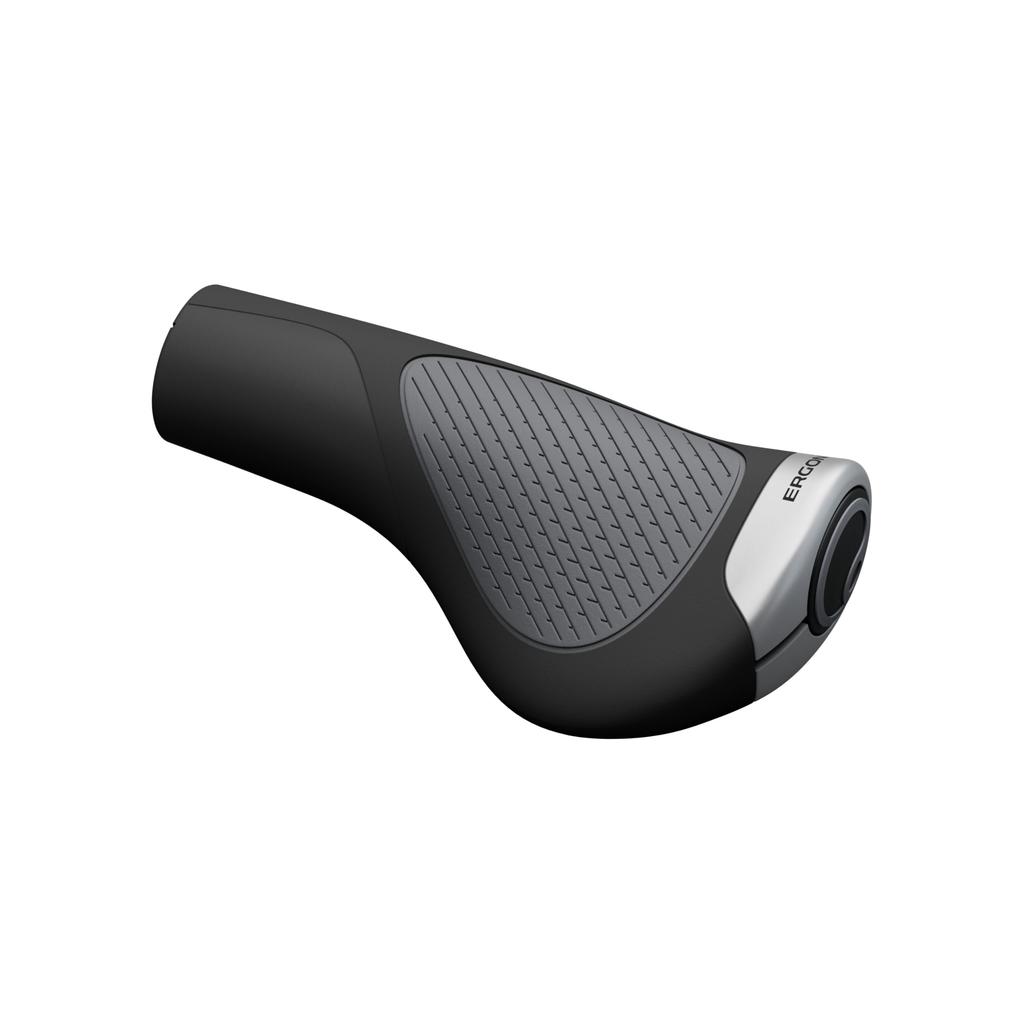 Ergon GP1_EVO Bike Grips, Pair, Large, Black, Rubber
