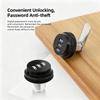Combination Cam Lock 0.98In Keyless Resettable Password Drawer Lock,Zinc Alloy Lock for Office Filing Cabinets,Drawers,Mailboxes