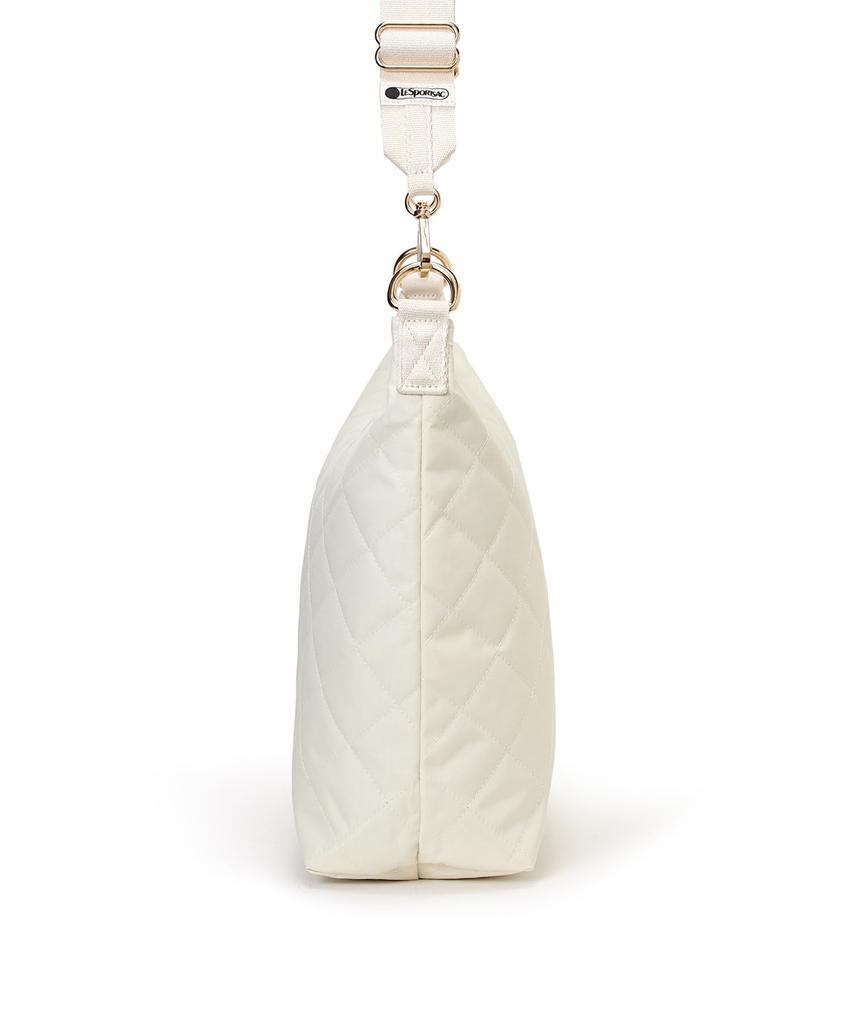 LeSportsac Official Chain Medium Zip Shoulder Bag in Sandbar Chain Quilt Women's (2933)