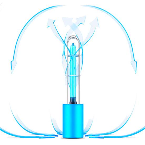 Rechargeable UV Ozone Light Tube Sterilizer Disinfection Bulb Kill Bacteria Lamp