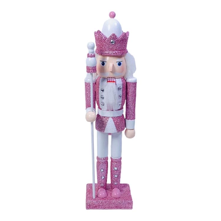 Nutcracker Soldier King Christmas Decor for Indoor Tabletop Desktop Holiday Home