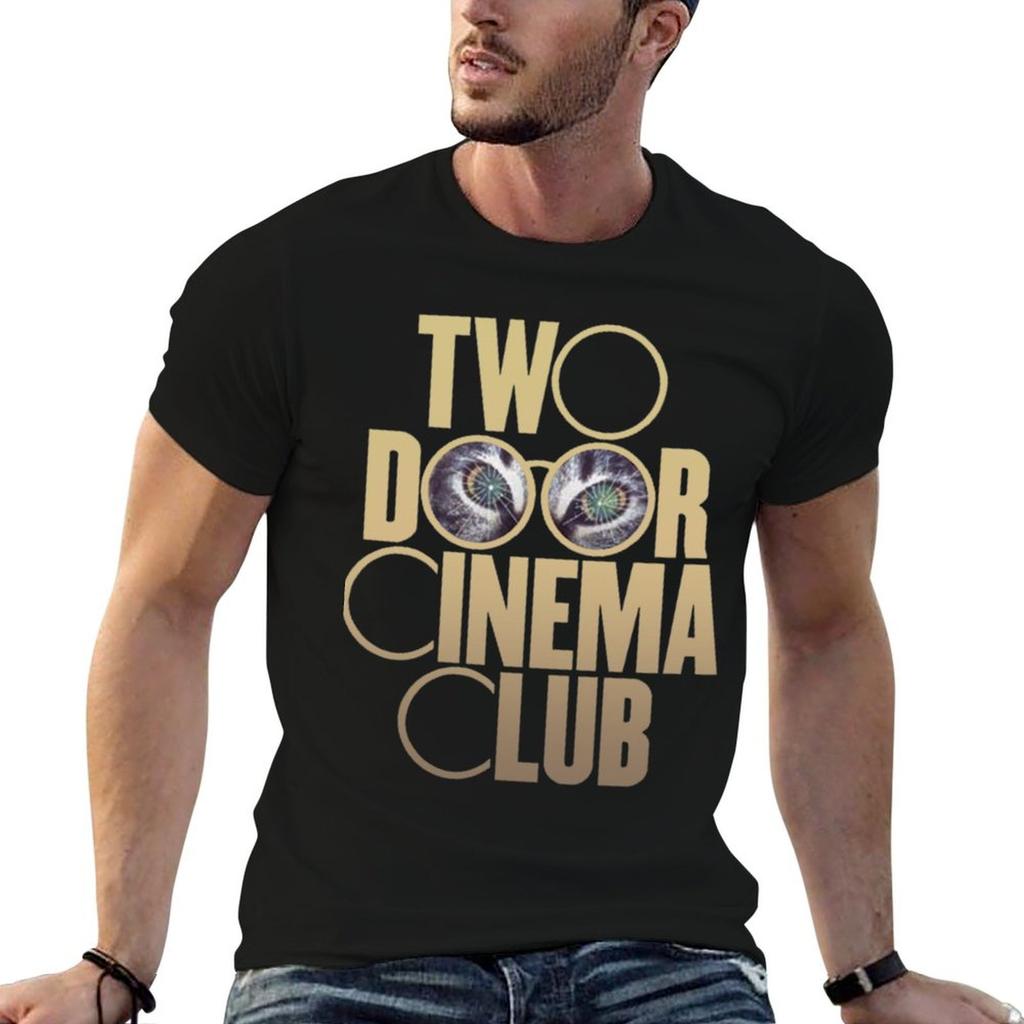 Two Door Cinema Club TShirt Plus Size Workout Short Sleeve Top