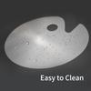 2PCS Acrylic Paint Palette Rectangle Shape Transparent Non-Stick Oil Paint Mixing Tray Comfortable