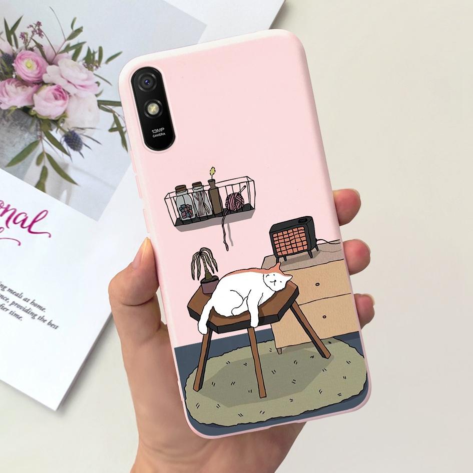 For Xiaomi Redmi 9A Case Redmi 9AT Cover Fashion Landscape Moon Soft Silicone Slim Funda For Xiaomi Redmi 9i Redmi9i Sport Coque